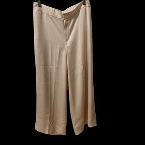 Vince. Womens Dress Pant Size 8 Inseam 25" Wide Leg Classy Neutral/Nude Color